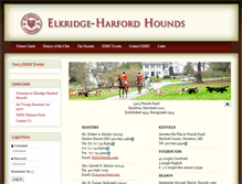 Tablet Screenshot of ehhounds.com